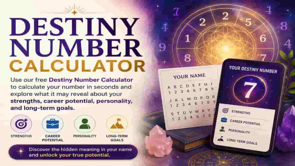 Destiny Number Calculator