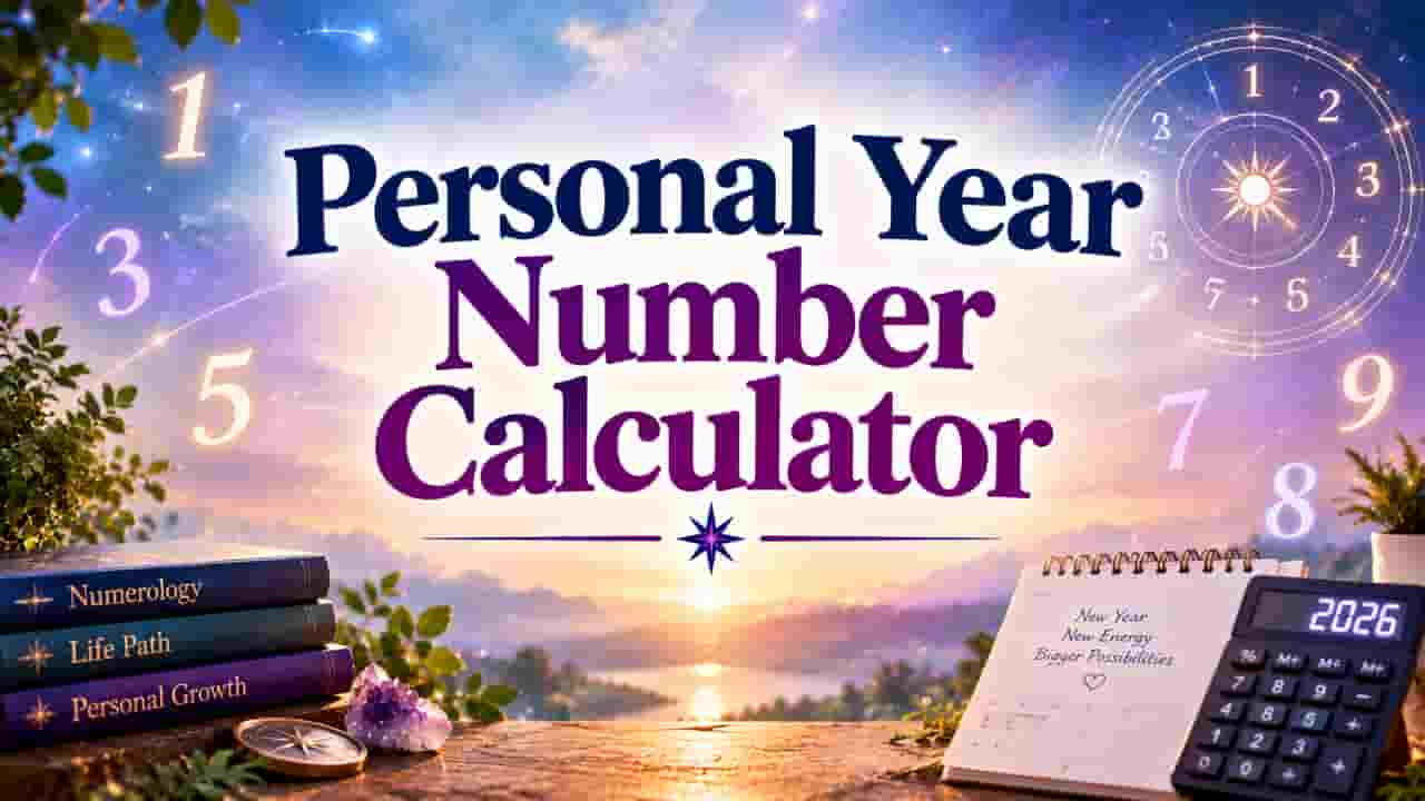 Personal Year Number Calculator